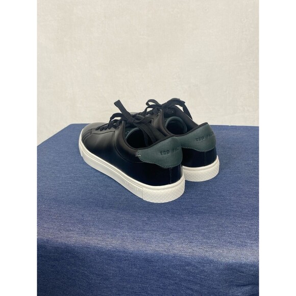 Ted Baker London Sneaker Mens Size 10.5 Black Leather Low Top NIB main image 5